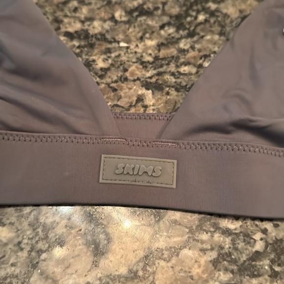 Skims plunge bikini gun metal NWT L - Picture 5 of 9